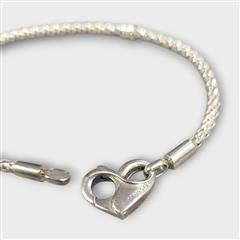 GENUINE PANDORA Moments Studded Chain Heart Clasp Bracelet 592453C00